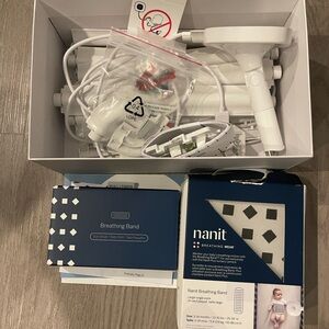 Nanit Wall Mount + Full Safety Cord Covers & 2 Breathing Bands (No Camera)